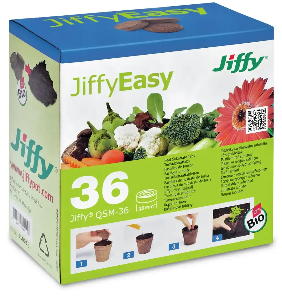 Turbatabletid Jiffy QSM 38-36  36tk 38mm