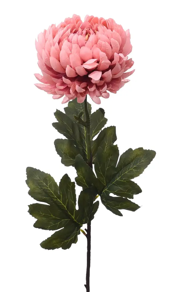 Kunstlill krüsanteem 82cm roosa
