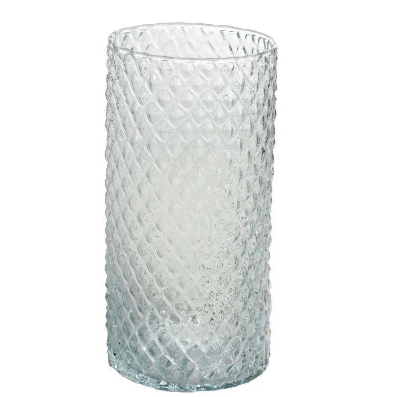 Klaasvaas DIAMOND Cylindrical 15*10cm
