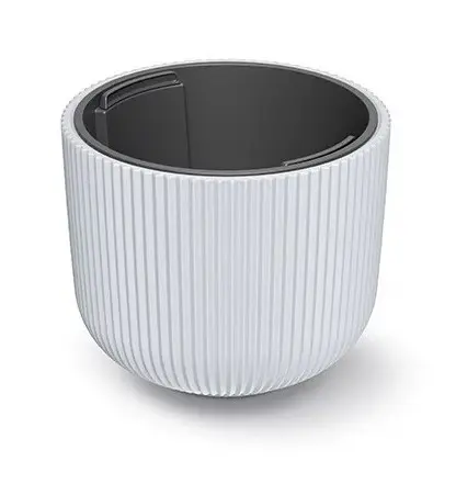 Lillepott Milly d24cm valge