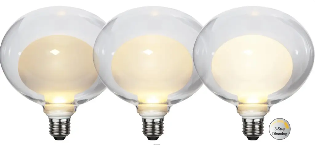 Dek.lambipirn LED E27 h16 d15cm