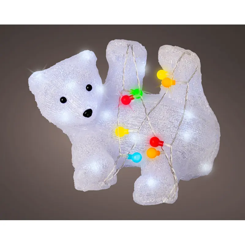 Kuju Jääkaru akrüül 30LED 17x28x21 külm