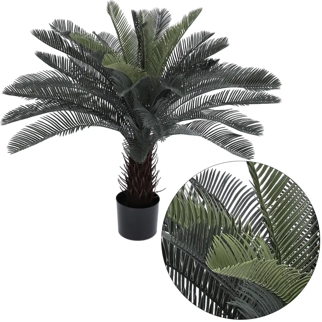 Kunsttaim palm potis 85cm roheline
