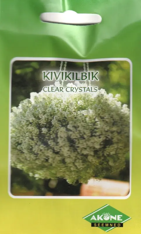 Kivikilbik CLEAR CRYSTALS WHITE; 20 s.