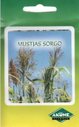 Mustjas sorgo, 1 g
