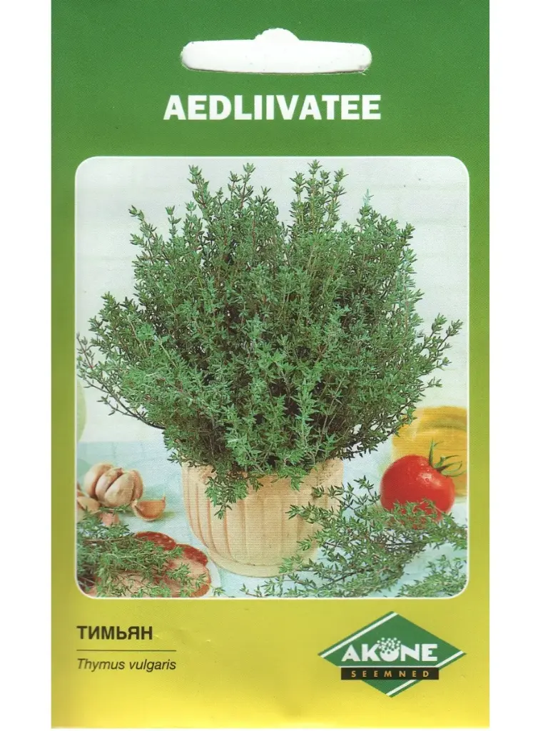 Aedliivatee  e. tüümian; 0,5 g
