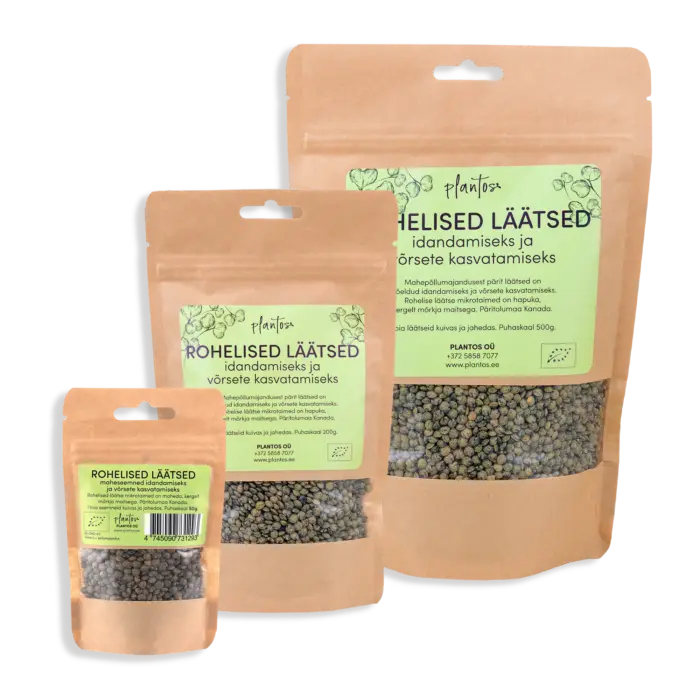 Rohelised läätsed 200g