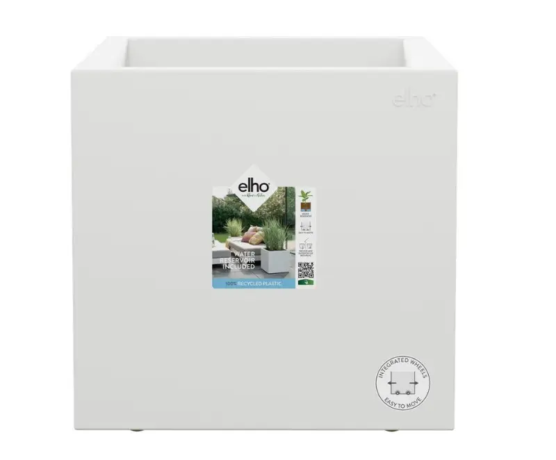 Lillepott Elho Vivo Next kandiline d40cm 28L valge