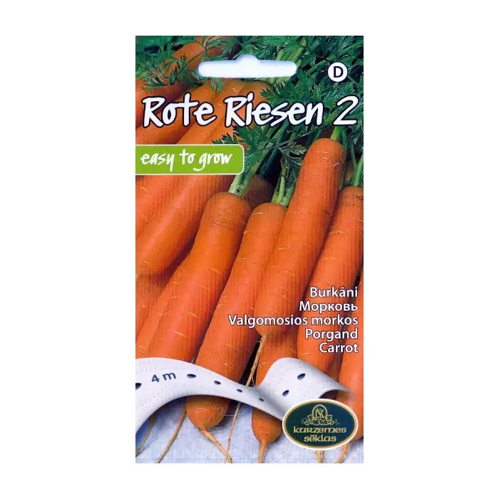 Porgand Rote Riesen 2 Seemned 4 m lindil