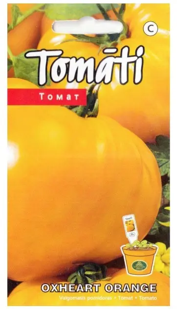 Tomat Oxheart Orange 0,1g
