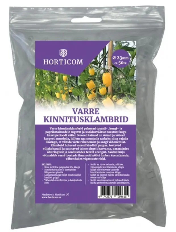  Varre kinnitusklambrid 23mm ca 50tk