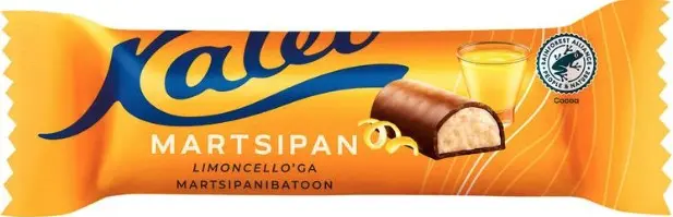Kalev limoncello martsipan batoon 16x40g