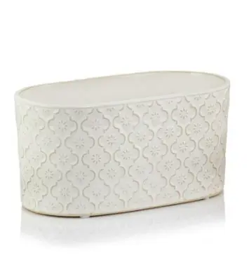 Ümbrispott 'Vintage 07.131' Ø37cm kreem 