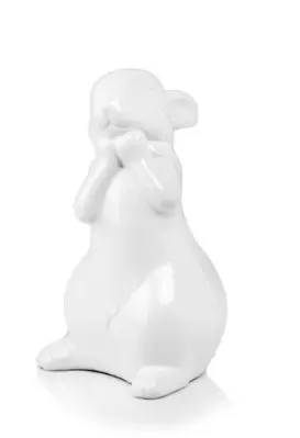 Dekoratiivne keraamiline jänes M 8*7*13cm   