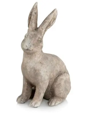 Dekoratiivne jänes 16*9*22cm kreem/pruun   