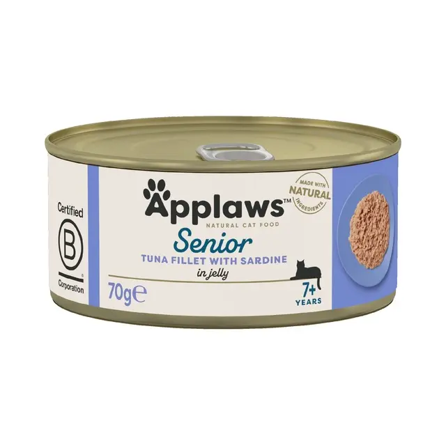 Applaws kassi konserv Seenior Tuunikala/Sardiin 70g