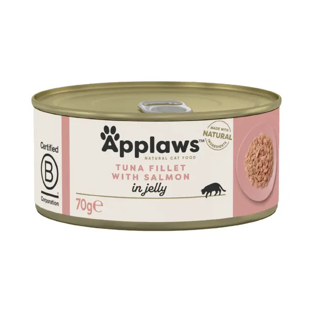 Applaws kassi konserv Želees Tuunikala/Lõhe 70g