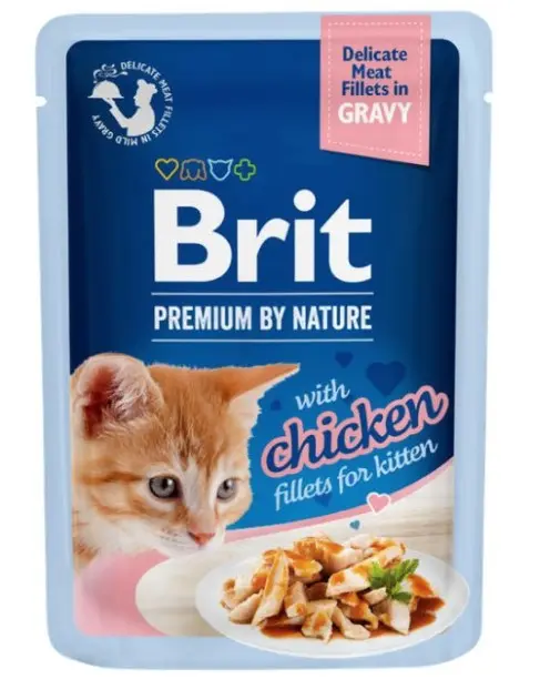 Brit Premium Delicate Chicken Kitten 85g