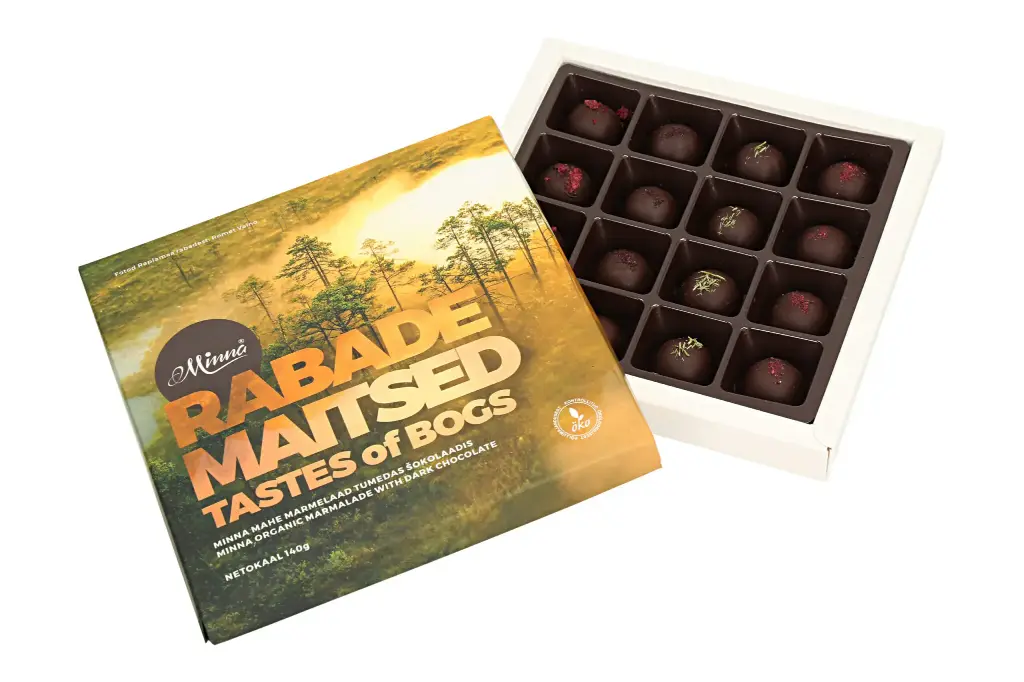 Minna mahe marmelaad Rabade Maitsed tumedas šokolaadis 140g
