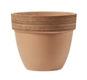 Savipott Saturno d25cm terra/pruun
