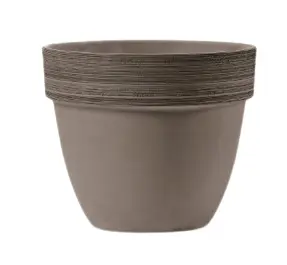 Savipott Saturno d25cm terra grigia
