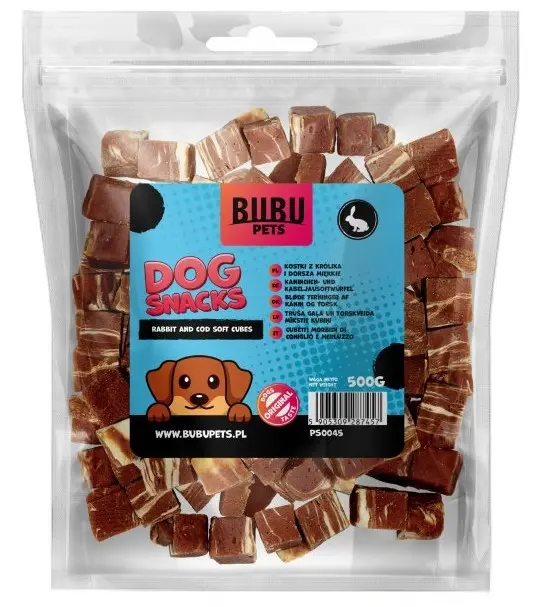 Bubu koeramaius küüliku- ja tursakuubikud 500g 