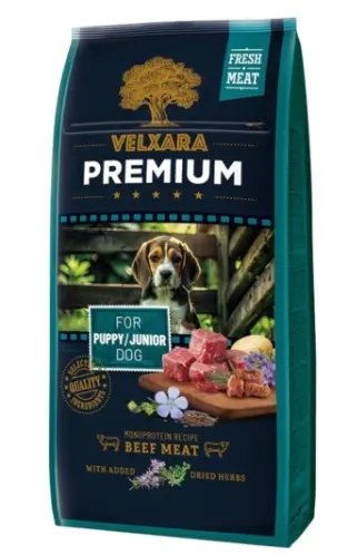  Velxara Premium junior kutsikatele veisega 750g 