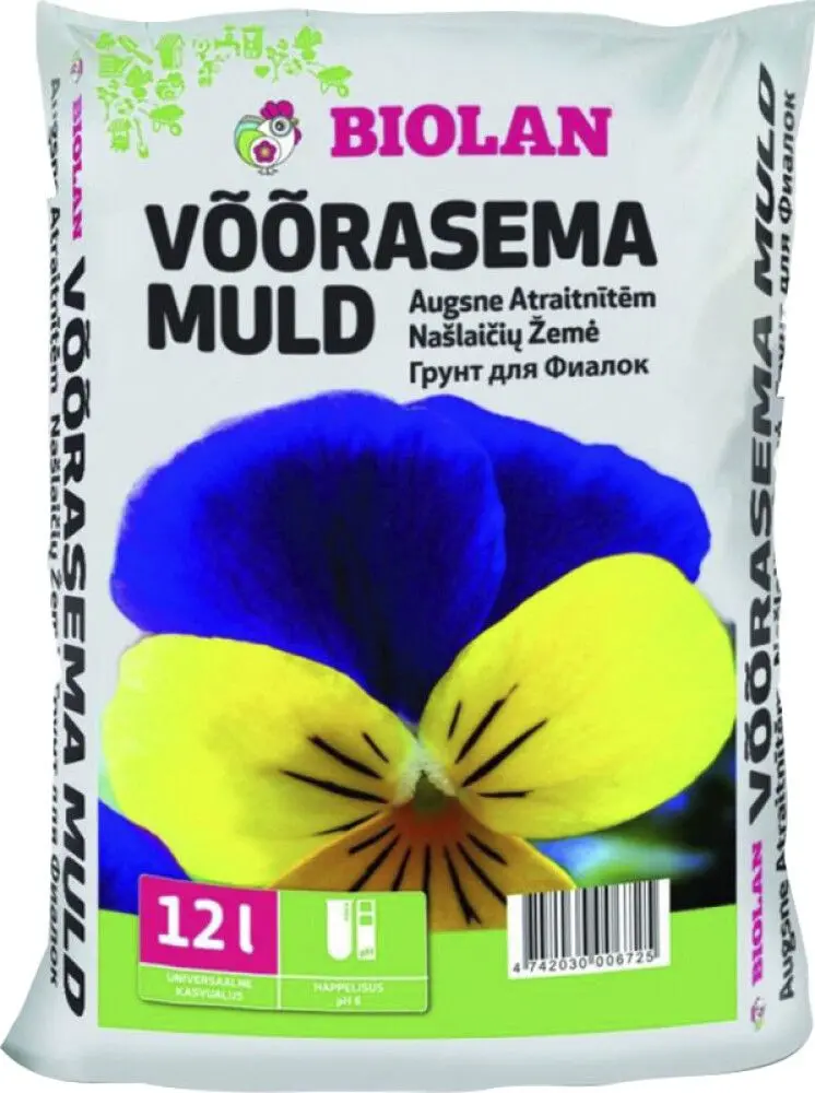 Võõrasema muld Biolan 12L 