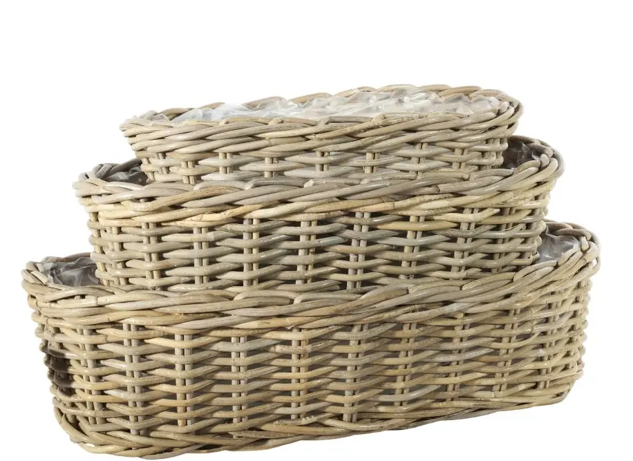 Korv ovaalne 'Rattan'