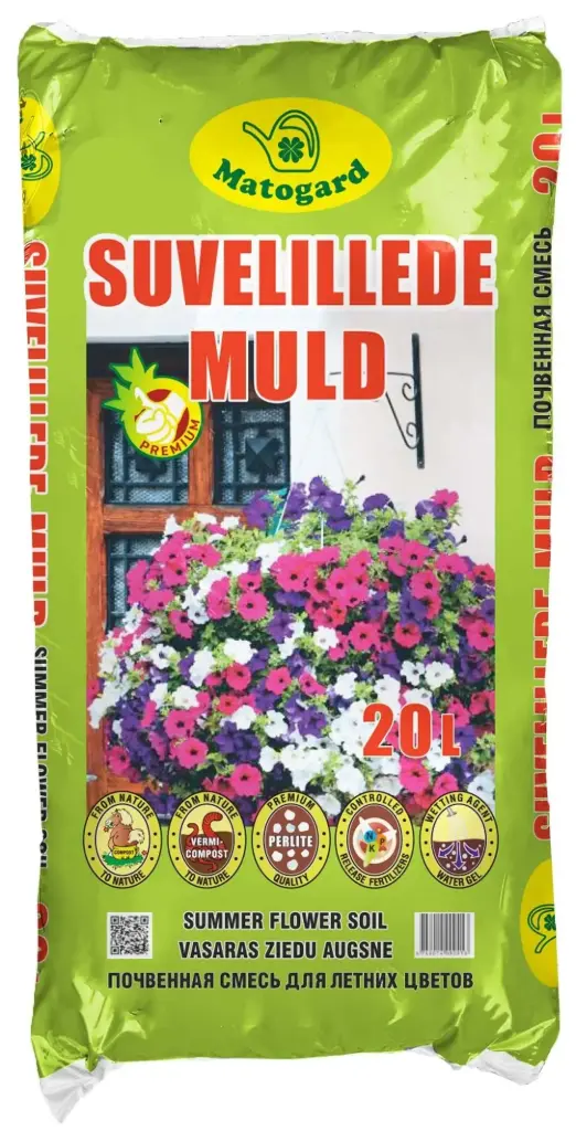 Suvelillede muld 20l