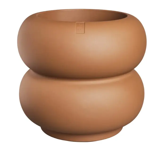 Lillepott Elho Premium Amber Roll d43 h40cm 13,5l karamellipruun