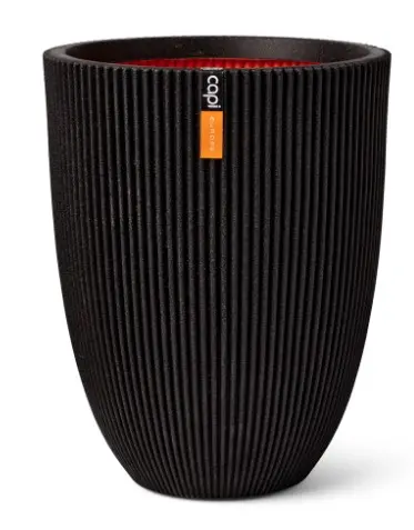 Lillepott Elegant Low Groove d46 h58cm must