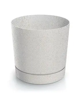 Lillepott Tubo Eco valge d30cm 