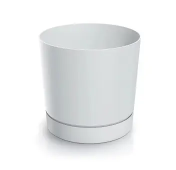 Lillepott TUBO P valge d10,8cm