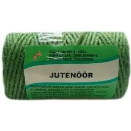 Jutenöör 2mm 100m rull roheline