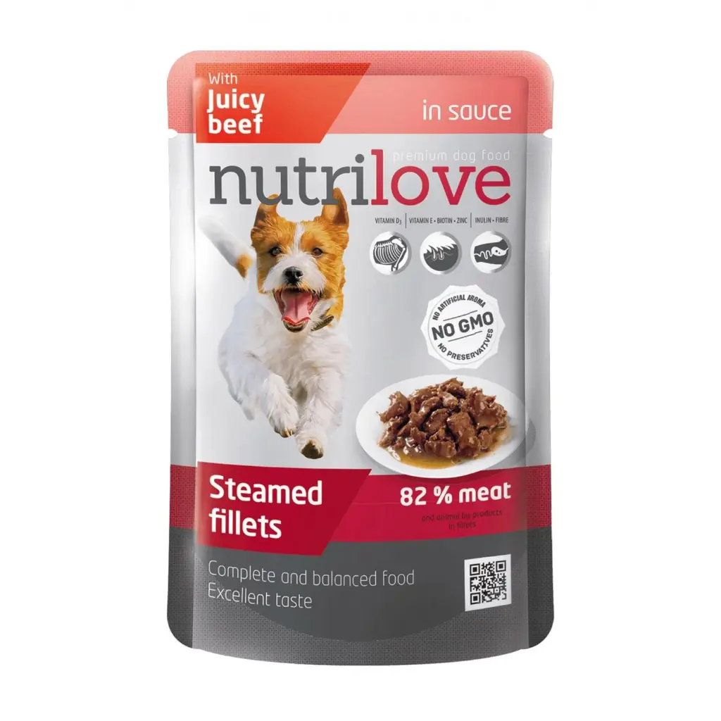 Nutrilove koeratoit veis kastmes 85g