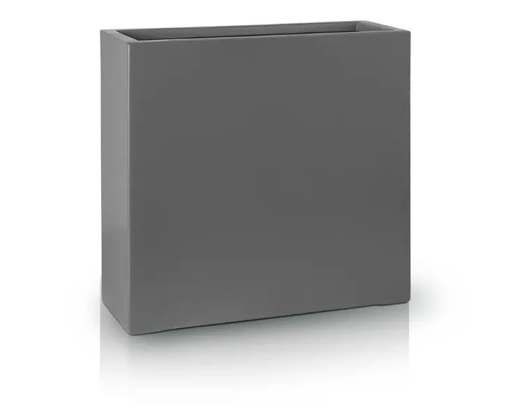 Õuepott kandiline Fiberglass hall 50*20cm h50cm 