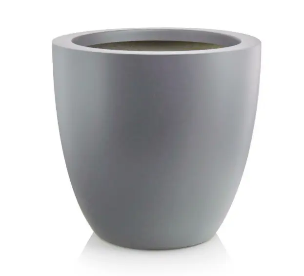 Õuepott Fiberglass hall d56cm h51cm