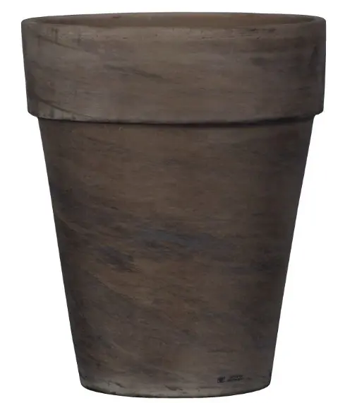 Savipott XL hallikas terrakota d38cm