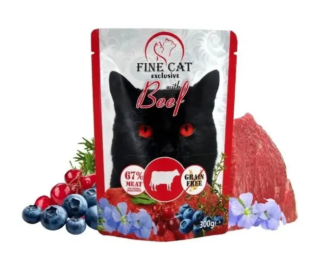 Fine cat kassiene veisega 300g
