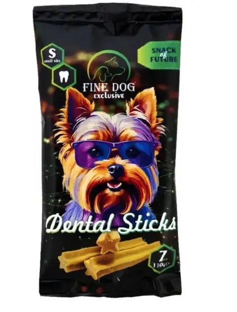 FINE DOG Exclusive Dental Sticks for dogs "S" 110g