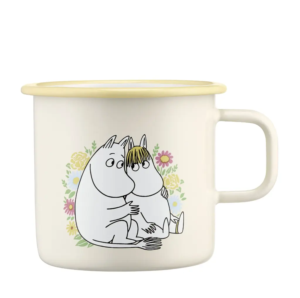 Emailkruus lilleline 'Muumi' 550ml