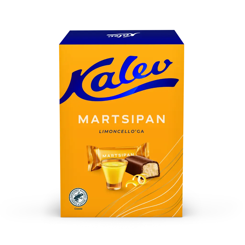 Kalev Limoncello likööriga martsipanikommid 150g