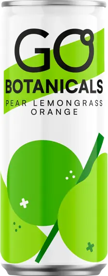Go Botanicals Pear Lemongrass Orange 330ml