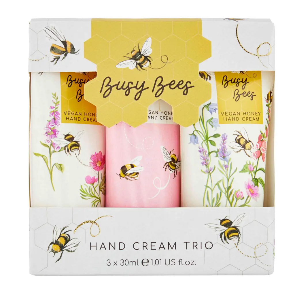 Kätekreem 'Busy Bees' trio 3x30ml