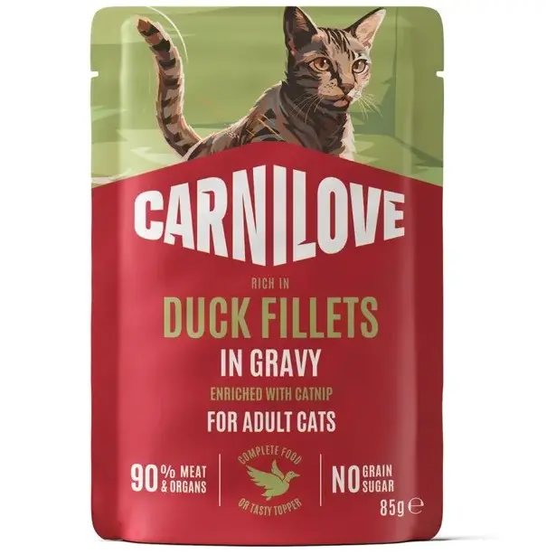 Carnilove Duck Gravy with Catnip märgtoit kassidele 85g