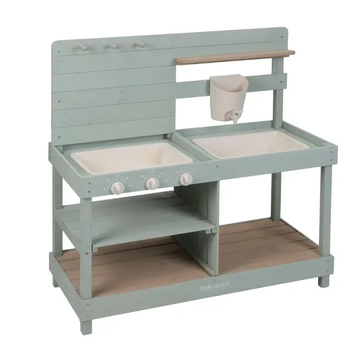 Little Dutch Väliköök-Mudaköök `Green` FSC puidust