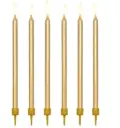 Tordiküünlad 12,5cm (12tk/pk) kuldne