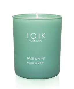 JOIK Home & Spa lõhnaküünal Basiilik ja Münt 150g  