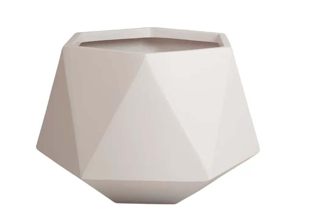 Lillepott Haloes Drava d39 h27cm kreem